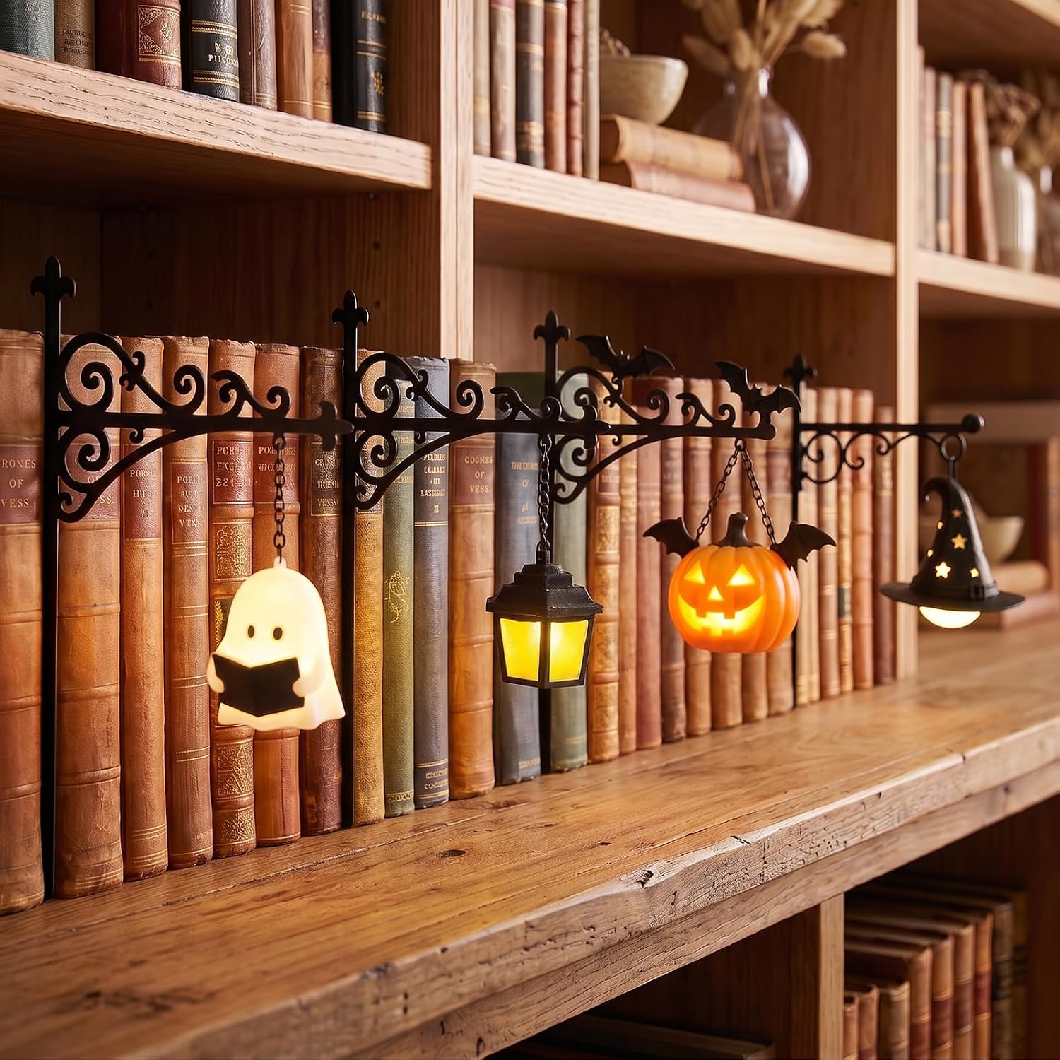 Lighting Decoration Ideas - Bibliothekslaterne - Dekorative Bücherregal-Beleuchtung, Leseecke, LED-Nachtlicht,