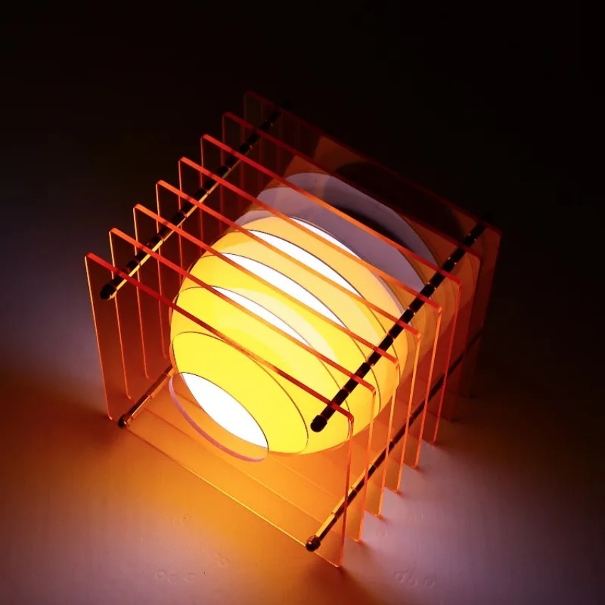 Lighting Decoration Ideas - DIY Mondlampe Acryl Tausendschichtlampe Desktop-Dekoration Hängende