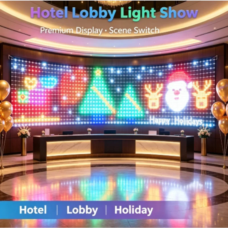 RGBIC LED Outdoor Netzlichter  – Lighting Christmas Decor Bewertung und Preis