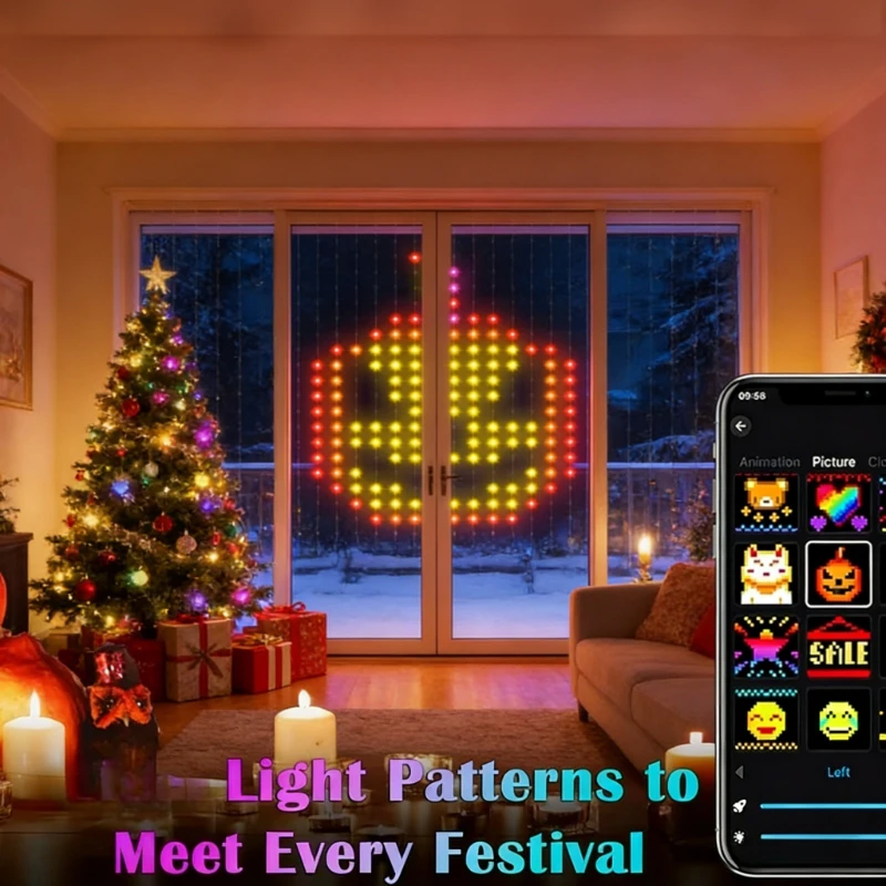 Intelligente 400LED Vorhanglic – Lighting Christmas Decor Bewertung und Preis