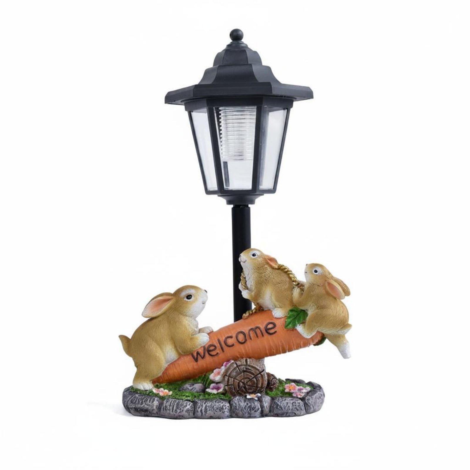 Solar-Kaninchen-Statue, dekora – Lighting Decoration Ideas Bewertung und Preis