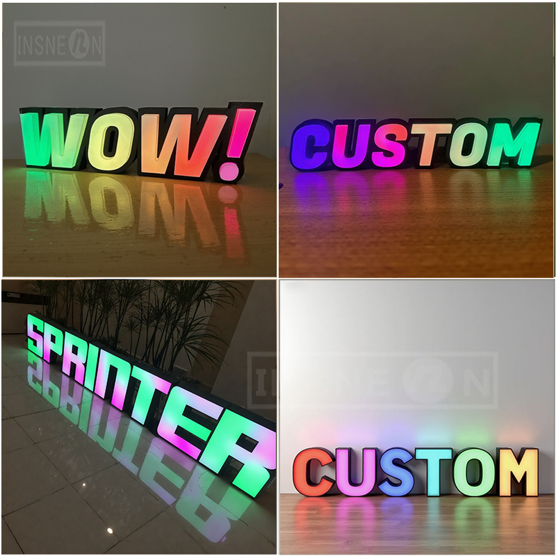 Individuelles RGB-LED-Buchstab – Up Lighting Decor Bewertung und Preis