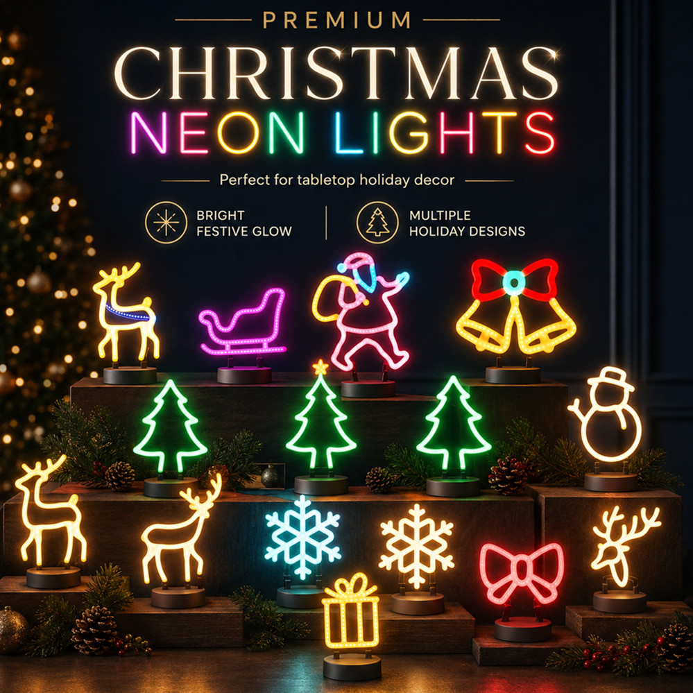 Weihnachtsdekoration LED-Neons – Lighting Christmas Decor Bewertung und Preis