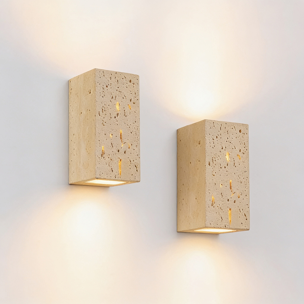 Gelbe Höhlenstein-Wandleuchte  – Decor Lighting Cy Bewertung und Preis