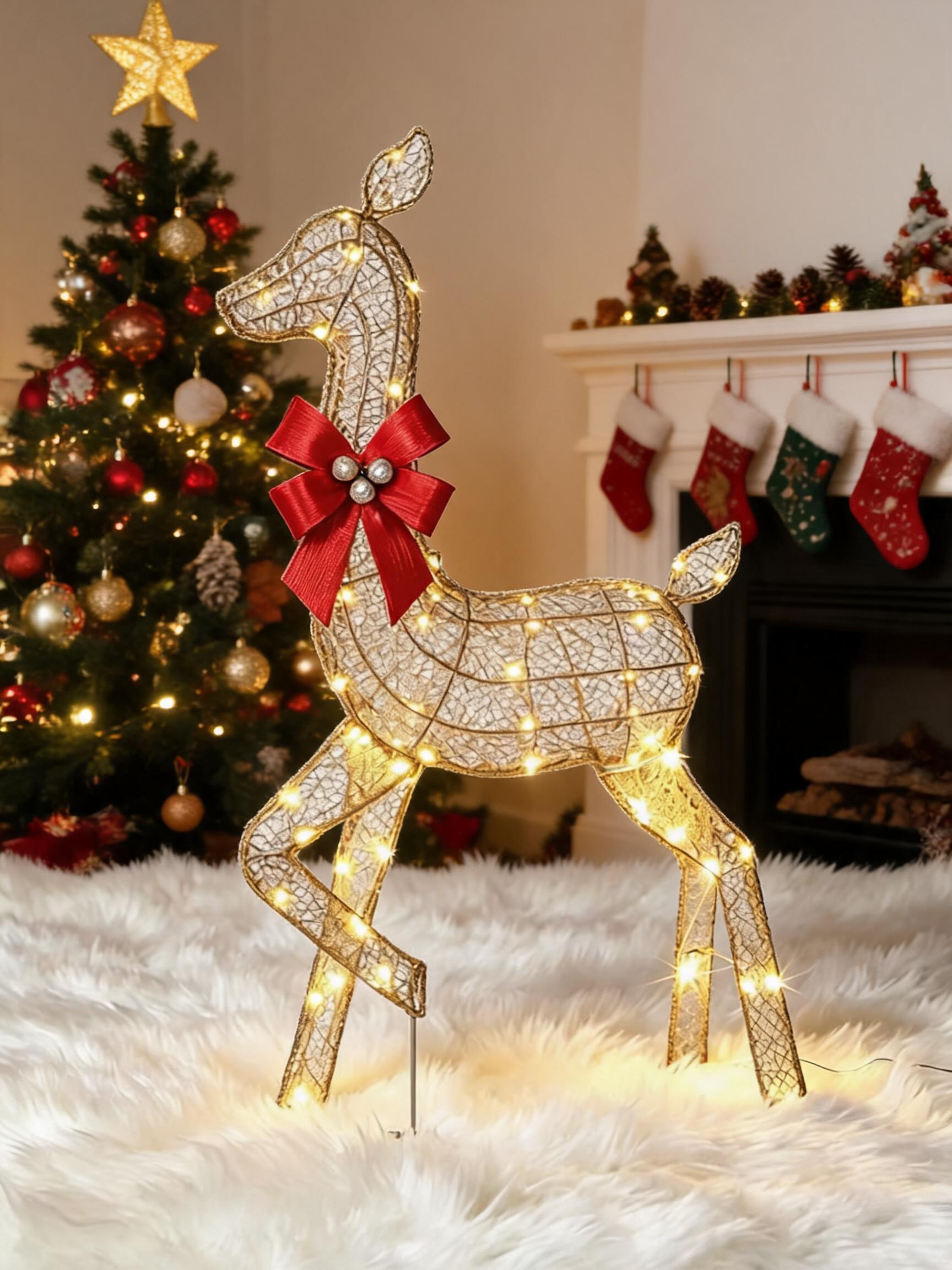 3-teiliges beleuchtetes Weihna – Up Lighting Decor Bewertung und Preis
